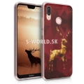 Silikónový obal Huawei P20 Lite - IMD - Xmas Reindeer
