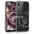 Silikónový obal Huawei P20 Lite - IMD - Compass Design