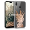 Silikónový obal Huawei P20 Lite - IMD - Ananas