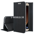 Puzdro pre Huawei P20 - Vennus Carbon Fibre - čierna