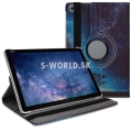 Puzdro pre Huawei MediaPad M5 Lite 10 - Rotate Galaxy Design