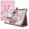 Kožený obal Huawei MediaPad T3 10 - Magnolia Design - ružová
