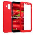 Silikónový obal Samsung Galaxy A6 (2018) - Full Body - červená