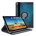 Puzdro pre Huawei MediaPad M5 Lite 10 - Rotate World Map