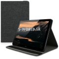 Puzdro pre Huawei MediaPad T5 10 - Strap Fabric - antracitová
