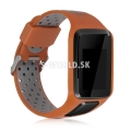 Silikónový remienok TomTom Runner 3 / Spark 3 – Duo – oranžovo-šedá
