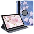 Puzdro pre Huawei MediaPad M5 Lite 10 – Rotate Magnolia Design