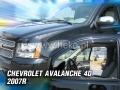 Deflektory CHEVROLET AVALANCHE, 4dv. 2007r.→