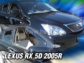 Deflektory LEXUS RX, 5dv. 2005r.→