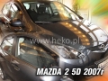 Deflektory MAZDA 2, 5dv. 06/2007r.→