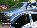 Deflektory MERCEDES klasa S W221, 4dv. 2005r.→