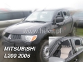 Deflektory MITSUBISHI L-200 4dv. DOUBLE CAB 2006r.-> (+ZN)