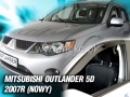 Deflektory MITSUBISHI OUTLANDER, 5dv. 04/2007r.→