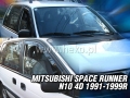 Deflektory MITSUBISHI SPACE RUNNER N10, 4dv. 1991r. - 1999r.