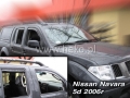 Deflektory NISSAN NAVARA / PICK UP, 4dv. 2005r.→