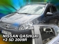 Deflektory NISSAN QASHQAI +2, 5dv. 11/2008r.--> (+ZN)