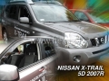 Deflektory NISSAN X-TRAIL, 5dv. 09/2007r.→