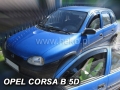 Deflektory OPEL CORSA B, 5dv. / COMBO 1993r. - 2001r.