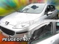 Deflektory PEUGEOT 407, 4/5dv. 2004r.→