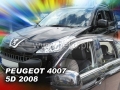 Deflektory PEUGEOT 4007, 5dv. 2008r. (+ZN)