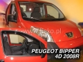 Deflektory PEUGEOT BIPPER, 4/5dv. 2008r.→