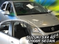 Deflektory SUZUKI SX4, 4dv. SEDAN 2008r.→ (+ZN)