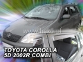 Deflektory TOYOTA COROLLA 5dv. 2002r.- 2007r. (+ZN) COMBI
