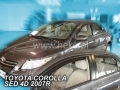 Deflektory TOYOTA COROLLA, 4dv. 03/2007r.→ (+ZN) SEDAN