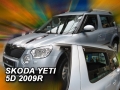 Deflektory ŠKODA YETI 5dv. 2009r.-> + (ZN)