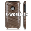 Diamond - zadný kryt iPhone 3G/3GS - hnedá