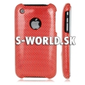 Diamond - zadný kryt iPhone 3G/3GS - červená