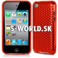 Silikónový obal iPod Touch 4G - Diamond - červená