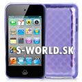 Silikónový obal iPod Touch 4G - Rubber - fialová