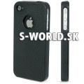 Silikónový obal iPhone 4 - Slim - čierna