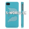 Zadný kryt iPhone 4 - Angel Wings - modrá