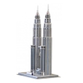 3D puzzle - Petronas Tower – stredné