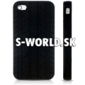 Silikónový obal iPhone 4 - Tire čierna