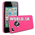 Zadný kryt iPhone 4 – Chrome ružová