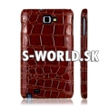 Zadný kryt Samsung Galaxy Note - Croco hnedá