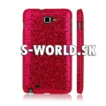 Zadný kryt Samsung Galaxy Note - Glittery tmavoružová 