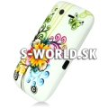 Silikónový obal HTC Desire S - Flower Swirl Multi