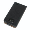 Kožený obal Samsung Galaxy S II - Textured Flip čierna
