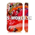 Silikónový obal Samsung Galaxy Ace - Fan Florals červená