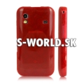Silikónový obal Samsung Galaxy Ace - Rubber červená
