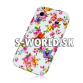Silikónový obal Samsung Galaxy Ace - Spring Floral biela