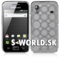 Silikónový obal Samsung Galaxy Ace - Rubber priesvitná