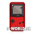 Zadný kryt Samsung Galaxy Ace - GameBoy červená