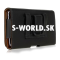 Kožený obal Samsung Galaxy Note - Belt čierna