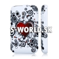 Silikónový obal Samsung Galaxy Y - Heart červená