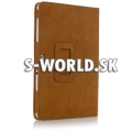 Kožený obal Samsung Galaxy Tab 10.1 - Lizard hnedá